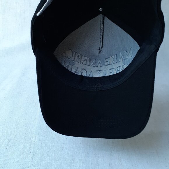 MAGA - Never Surrender - Black Baseball Cap - Adjustable Fit - Picture 8 of 9